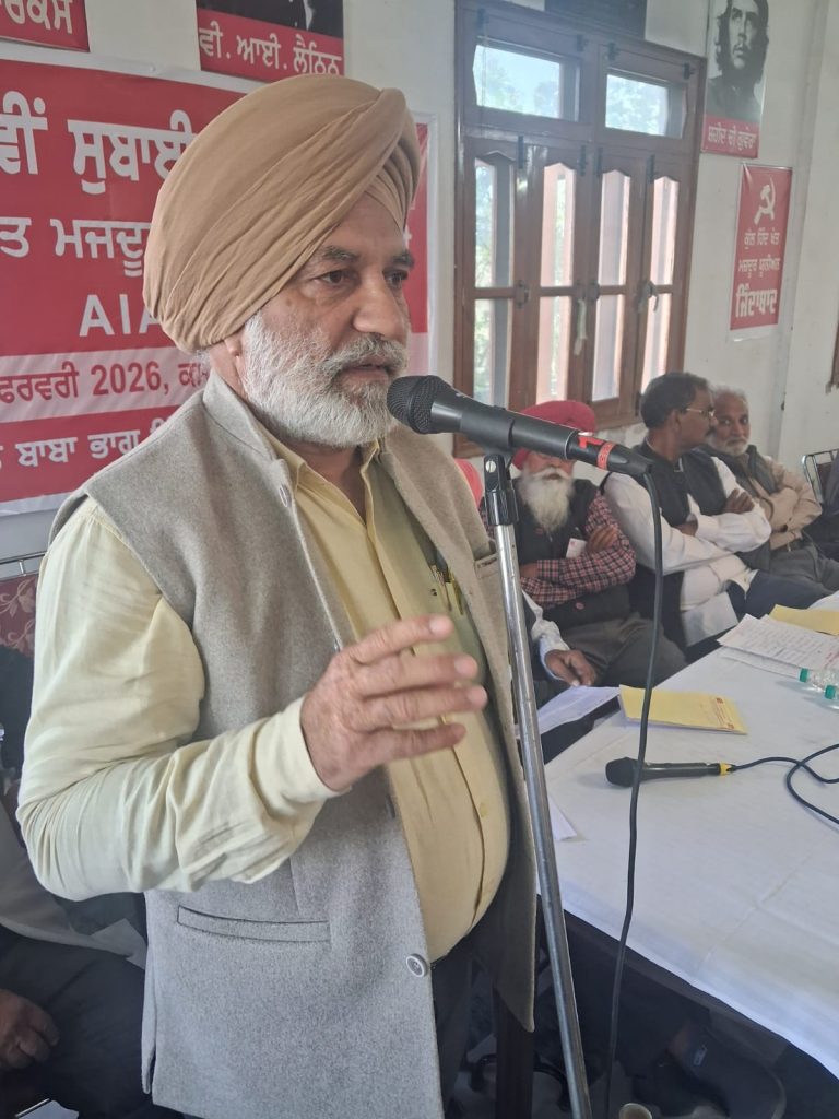 ਸੀਪੀਆਈ ( ਐਮ ) ਵੱਲੋਂ 24 ਮਾਰਚ 2026 ਨੂੰ ਨਵੀਂ ਦਿੱਲੀ ਵਿਖੇ ਜਨਤਕ ਮੰਗਾਂ ਲਈ ਰੋਹ ਭਰੀ ਵਿਸ਼ਾਲ ਰੈਲੀ 11 ਤੋਂ 20 ਮਾਰਚ ਤੱਕ ਪੰਜਾਬ ਭਰ ਵਿੱਚ ਜੱਥਾ ਮਾਰਚ ਕੀਤਾ ਜਾਵੇਗਾ – ਕਾਮਰੇਡ ਸੁਖਵਿੰਦਰ ਸਿੰਘ ਸੇਖੋਂ